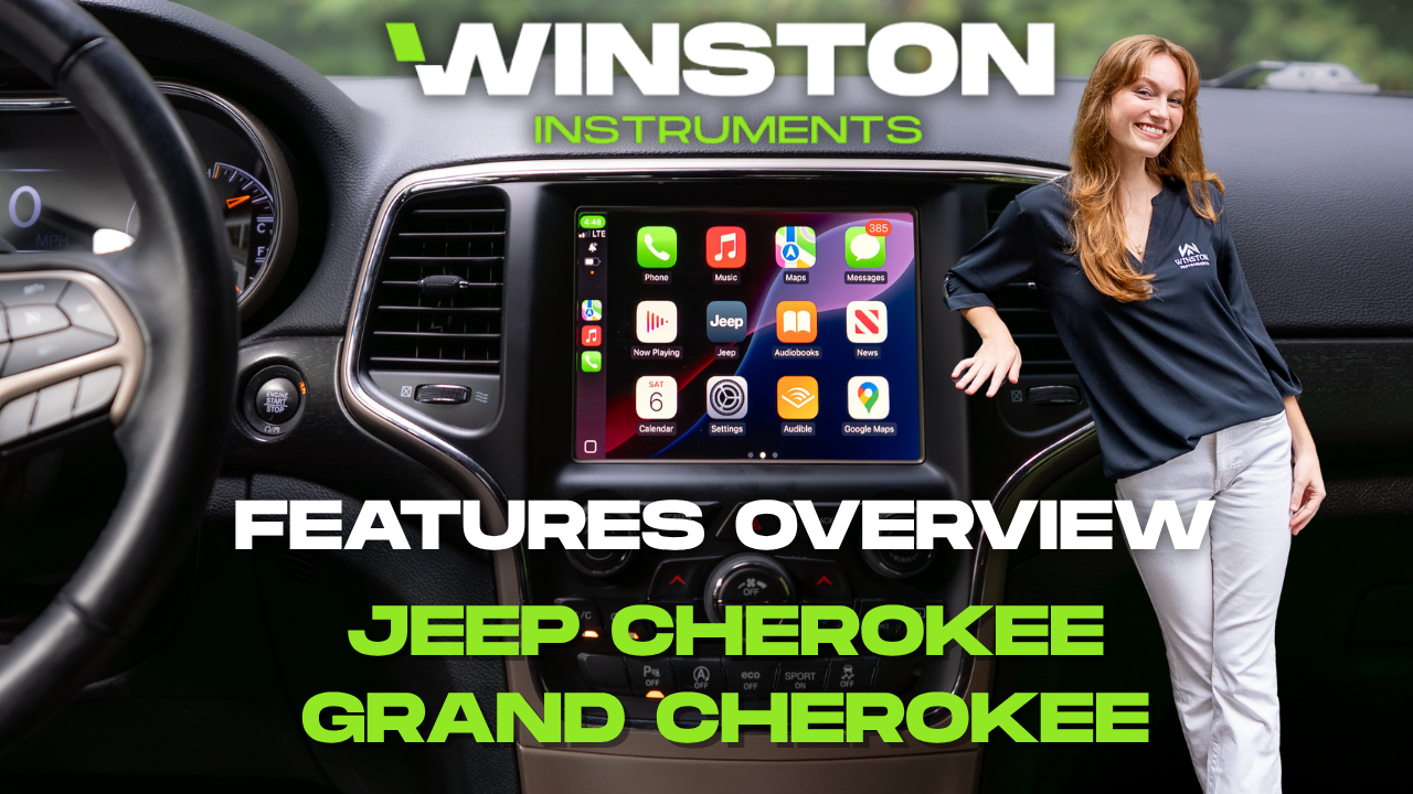 Load video: Features Overview: 2014-2017 Jeep Cherokee/Grand Cherokee Apple CarPlay Upgrade